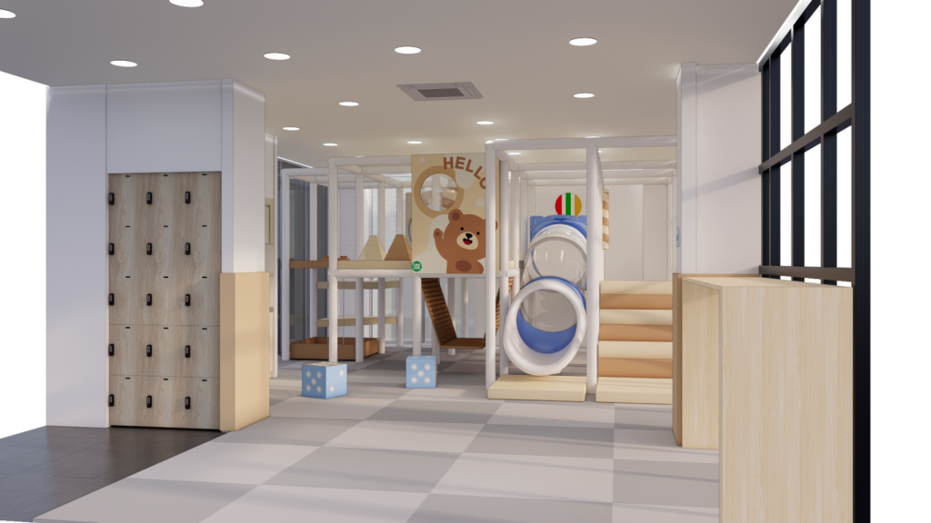 퍼니존 디자인정글짐 - 헬로베어 1